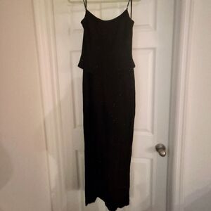 Betsy & Adam Jaslene Vintage black party dress
